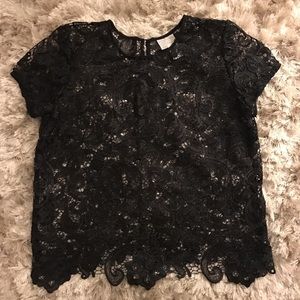 Bisou Bisou Cut Lace Top
